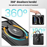 Turtle Shift Perfect Grip Hoes met screen protector iPad Pro M4 2024 – 13 inch 2024 – Zwart - 5