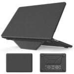 Turtle Shift vegan leer Laptopcover MacBook Air 13.6′ inch – 2024 / 2022 – A2681 / A3113 – Grijs Main Image