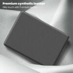 Turtle Shift vegan leer Laptopcover MacBook Air 13.6′ inch – 2024 / 2022 – A2681 / A3113 – Grijs - 6