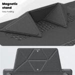 Turtle Shift vegan leer Laptopcover MacBook Air 13.6′ inch – 2024 / 2022 – A2681 / A3113 – Grijs - 8