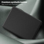 Turtle Shift vegan leer Laptopcover MacBook Air 13.6′ inch – 2024 / 2022 – A2681 / A3113 – Zwart - 6