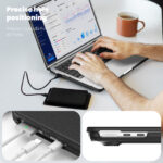 Turtle Shift vegan leer Laptopcover MacBook Air 13.6′ inch – 2024 / 2022 – A2681 / A3113 – Zwart - 7