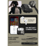 i-Blason AirPods 4 hoesje Matrix geschikt voor MagSafe - 7