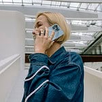 Solidenz Collection iPhone 14 Pro Max hoesje met afneembare koord – White Pearls - 2