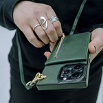 Solidenz Fashion Wallet hoesje met koord iPhone 14 Pro Max – Groen - 3