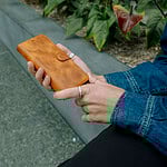 Solidenz Moda Book iPhone 14 Pro echt leren hoesje – Lichtbruin - 2