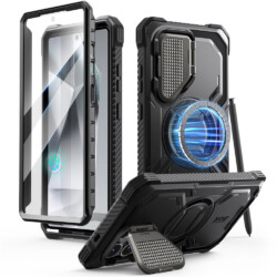 Armorbox Samsung Galaxy S25 Ultra hoesje met screen protector - Zwart