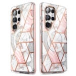 Cosmo 360 hoesje met screenprotector geschikt voor Samsung S25 Ultra – Marmer - 10