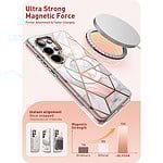 Cosmo 360 hoesje met screenprotector geschikt voor Samsung S25 Ultra – Marmer - 3