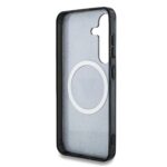 Guess IML 4G Glitter en Triangle Logo met MagSafe Samsung Galaxy S25 – Grijs - 5