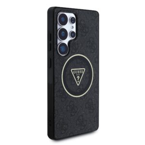 Guess IML 4G Glitter en Triangle Logo met MagSafe Samsung Galaxy S25 Ultra – Grijs - 3