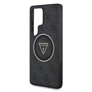Guess IML 4G Glitter en Triangle Logo met MagSafe Samsung Galaxy S25 Ultra – Grijs - 4