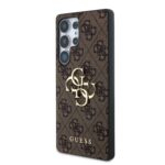 Guess Metal Logo Samsung Galaxy S25 Ultra hoesje - Bruin - afbeelding 2