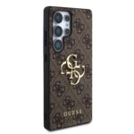 Guess Metal Logo Samsung Galaxy S25 Ultra hoesje - Bruin - afbeelding 4