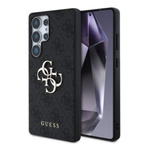 Guess Metal Logo Samsung Galaxy S25 Ultra hoesje – Grijs Main Image