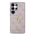 Guess Metal Logo Samsung Galaxy S25 Ultra hoesje - Roze - afbeelding 3