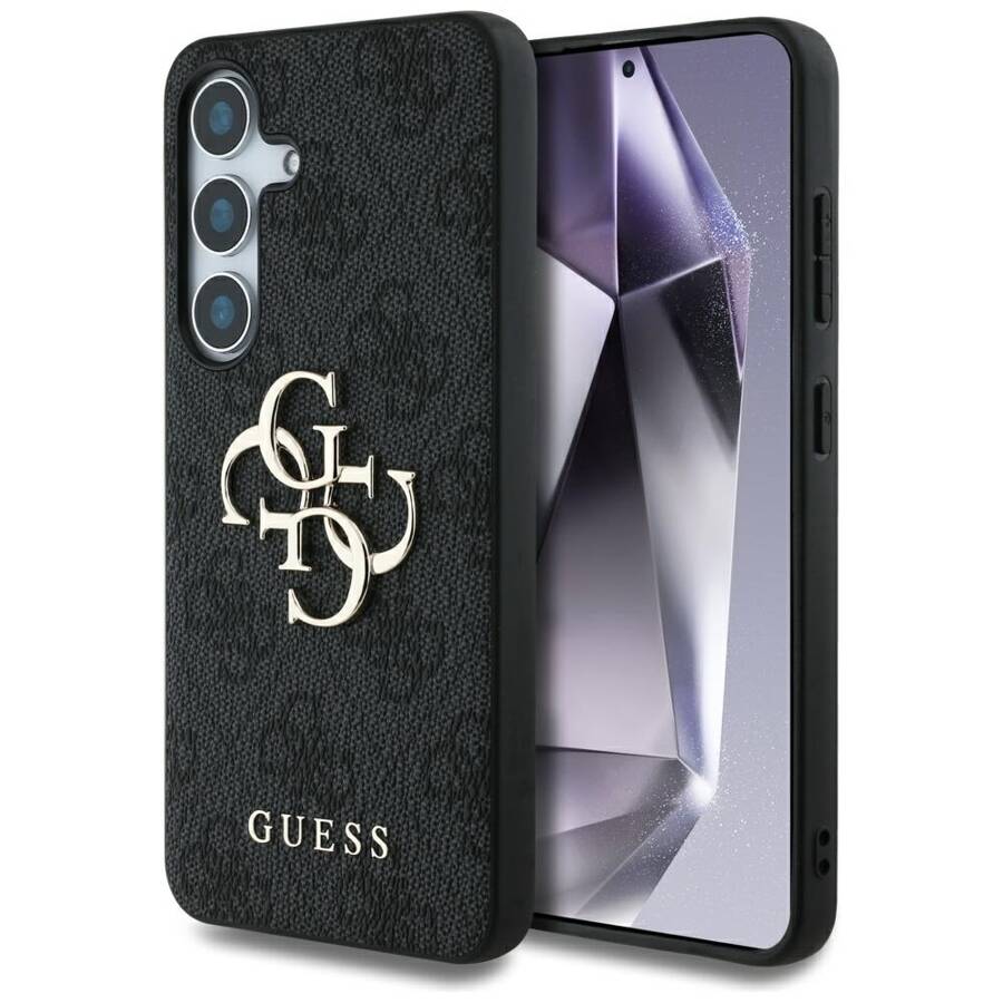 Guess Metal Logo Samsung Galaxy S25 hoesje - Grijs Main Image