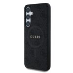 Guess PU Leer 4G Logo met MagSafe Samsung Galaxy S25 Plus – Grijs - 1