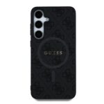 Guess PU Leer 4G Logo met MagSafe Samsung Galaxy S25 Plus – Grijs - 2