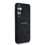 Guess PU Leer 4G Logo met MagSafe Samsung Galaxy S25 Plus – Grijs - 3