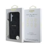 Guess PU Leer 4G Logo met MagSafe Samsung Galaxy S25 Plus – Grijs - 6