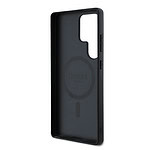 Guess PU Leer 4G Logo met MagSafe Samsung Galaxy S25 Ultra – Bruin - 5