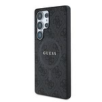 Guess PU Leer 4G Logo met MagSafe Samsung Galaxy S25 Ultra - Grijs - afbeelding 2