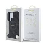 Guess PU Leer 4G Logo met MagSafe Samsung Galaxy S25 Ultra - Grijs - afbeelding 7