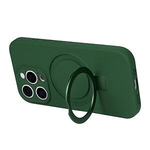 Siliconen hoesje iPhone 16 Pro geschikt voor MagSafe - Groen - 5