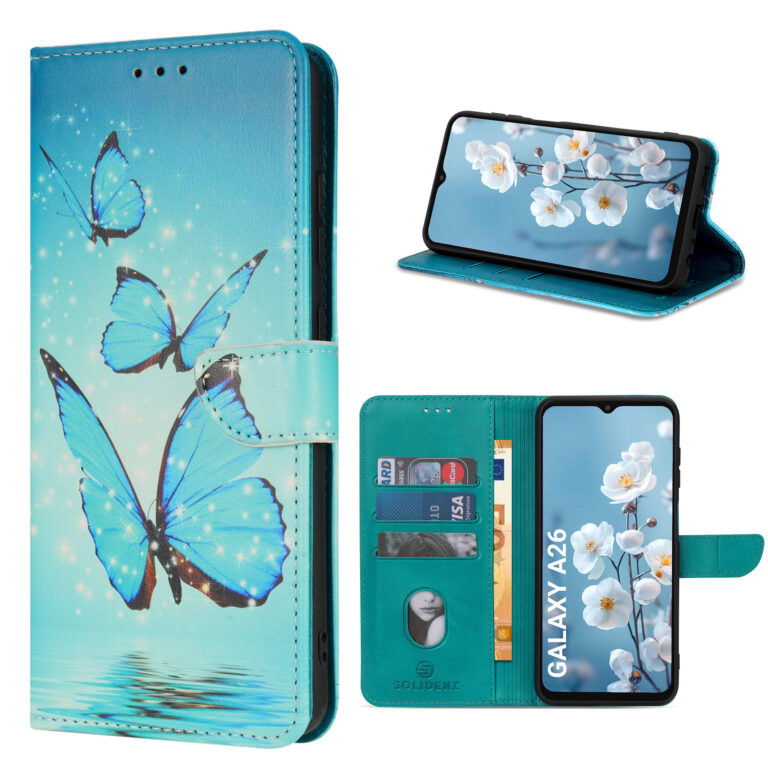 Solidenz bookcase Samsung Galaxy A26 - Vlinders