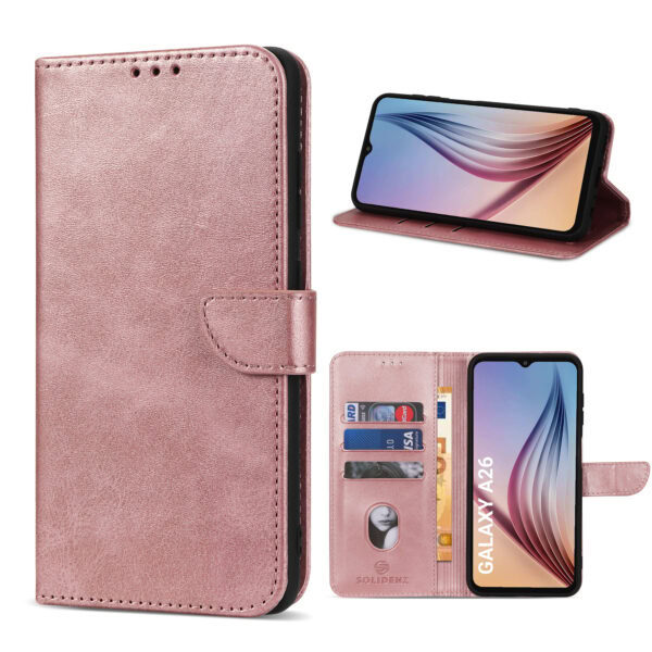 Solidenz bookcase Samsung Galaxy A26 - Roségoud