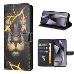 Solidenz bookcase Samsung Galaxy A56 / A36 - Leeuw