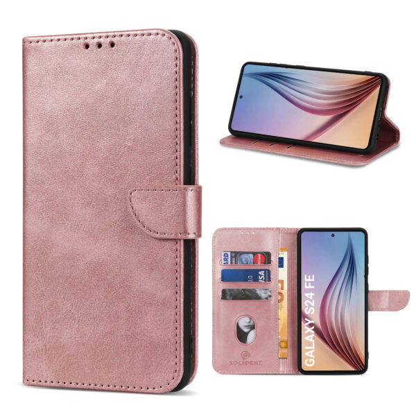 Solidenz bookcase Samsung Galaxy S24 FE - Roségoud