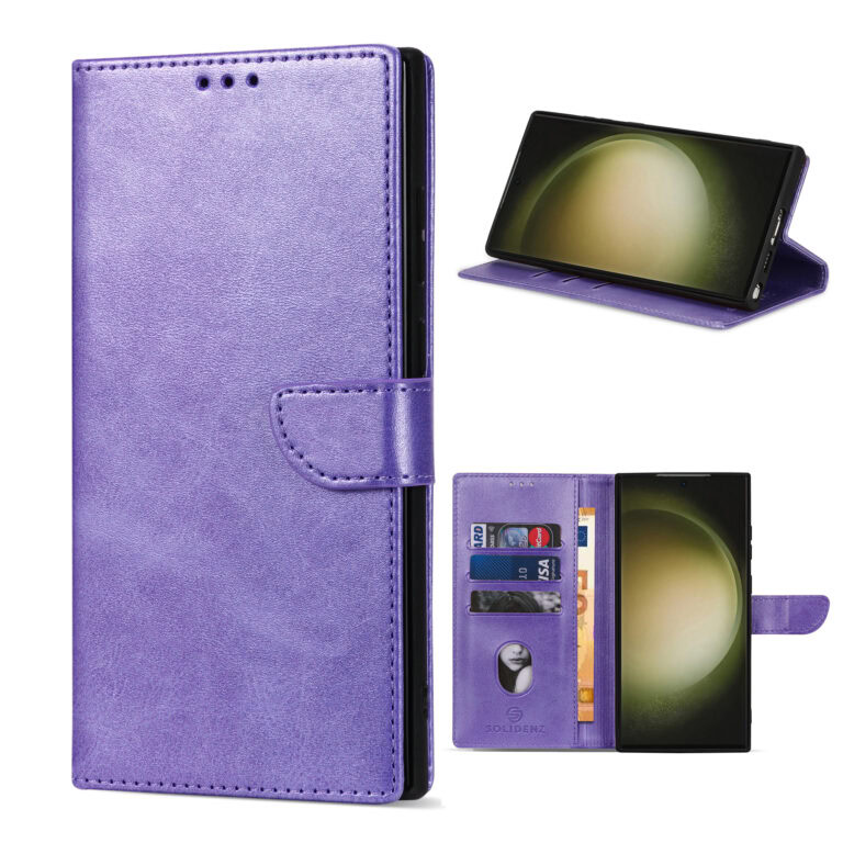 Solidenz bookcase Samsung Galaxy S25 Ultra - Paars