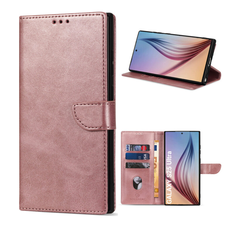 Solidenz bookcase Samsung Galaxy S25 Ultra - Roségoud