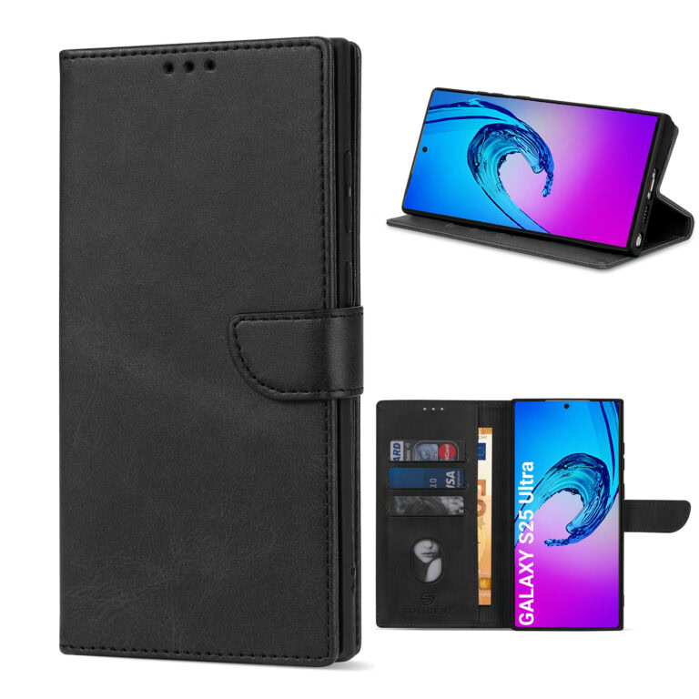 Solidenz bookcase Samsung Galaxy S25 Ultra - Zwart