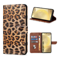 Solidenz bookcase Samsung Galaxy S25 - Luipaard