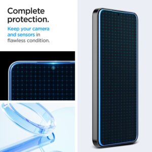 Spigen EZ Fit Screen protector Samsung Galaxy S25 en S24 met installatie tools – 2 Stuks - 8