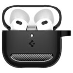Spigen Rugged Armor AirPods 4 hoesje – Matte Zwart - 2
