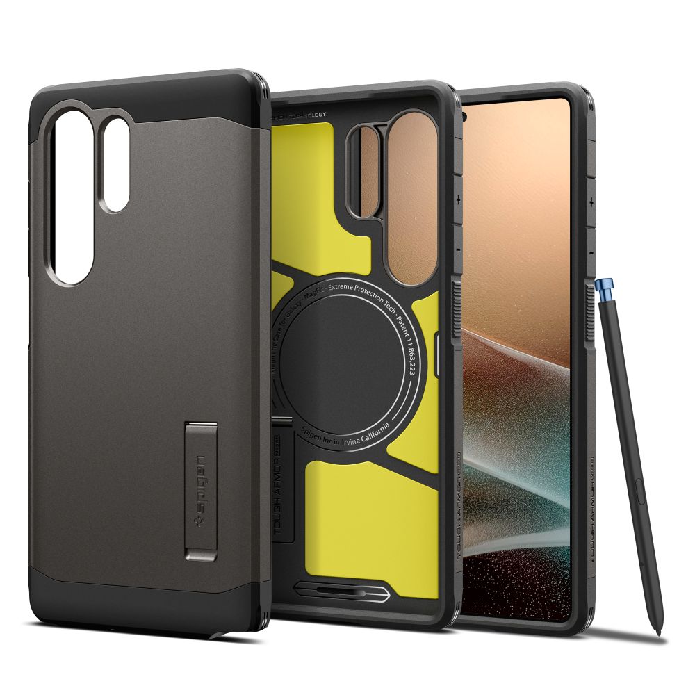 Spigen Tough Armor MagSafe Samsung Galaxy S25 Ultra hoesje – Gunmetal 1