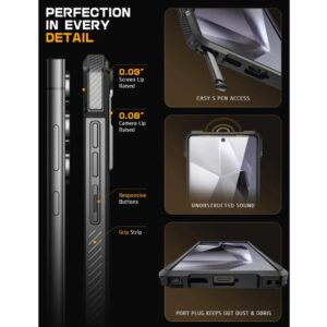 Supcase UB Grip hoesje geschikt voor Samsung Galaxy S25 Ultra – Zwart - 2