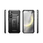 Supcase UB Pro hoesje geschikt voor Samsung Galaxy S25 – Met en zonder screen protector – Zwart - 1