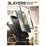 Supcase UB Pro hoesje geschikt voor Samsung Galaxy S25 – Met en zonder screen protector – Zwart - 4