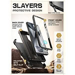 Supcase UB Pro hoesje geschikt voor Samsung Galaxy S25 Ultra – Met en zonder screen protector – Zwart - 4