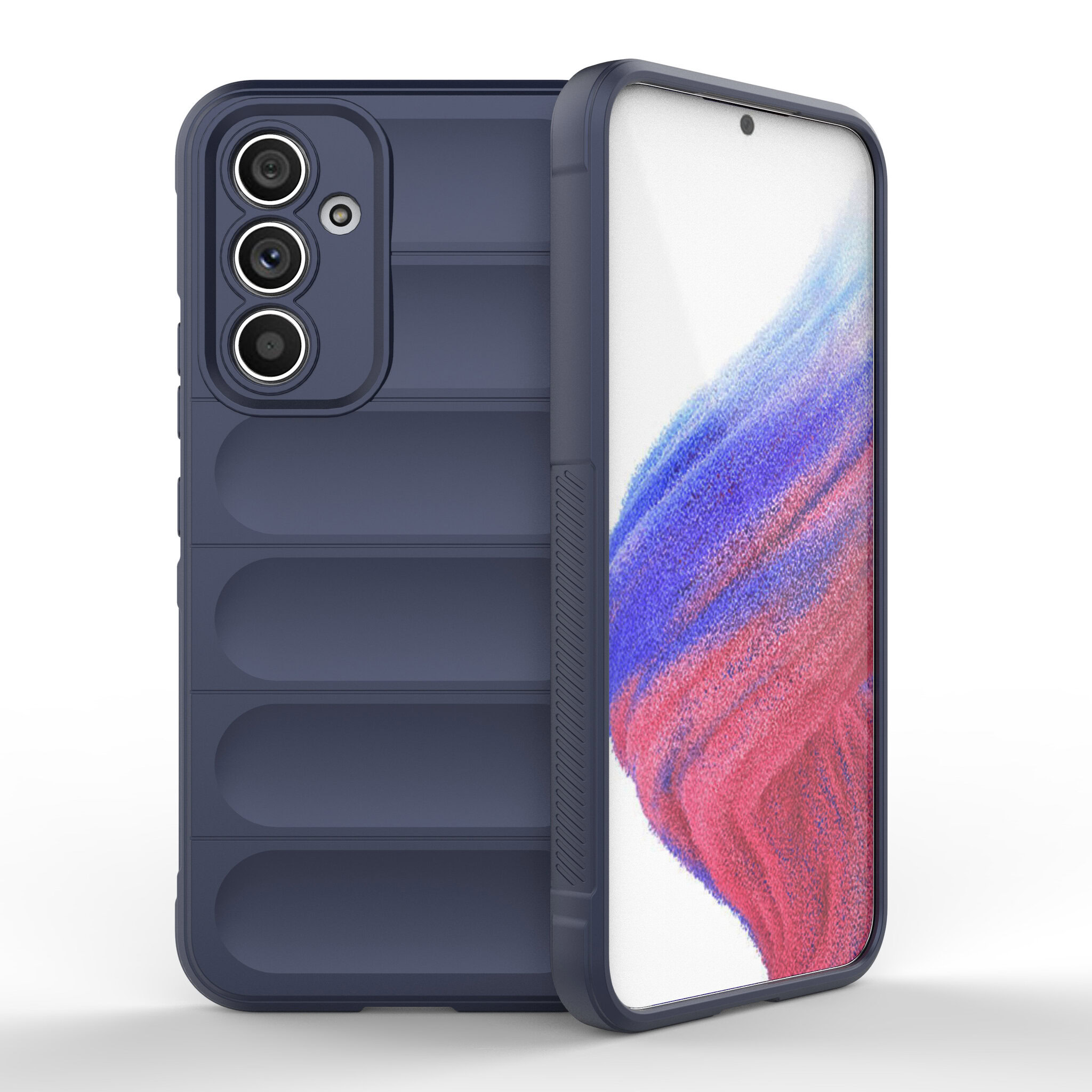 Solidenz AeroGrip Samsung Galaxy S23 FE hoesje - Donkerblauw Main Image