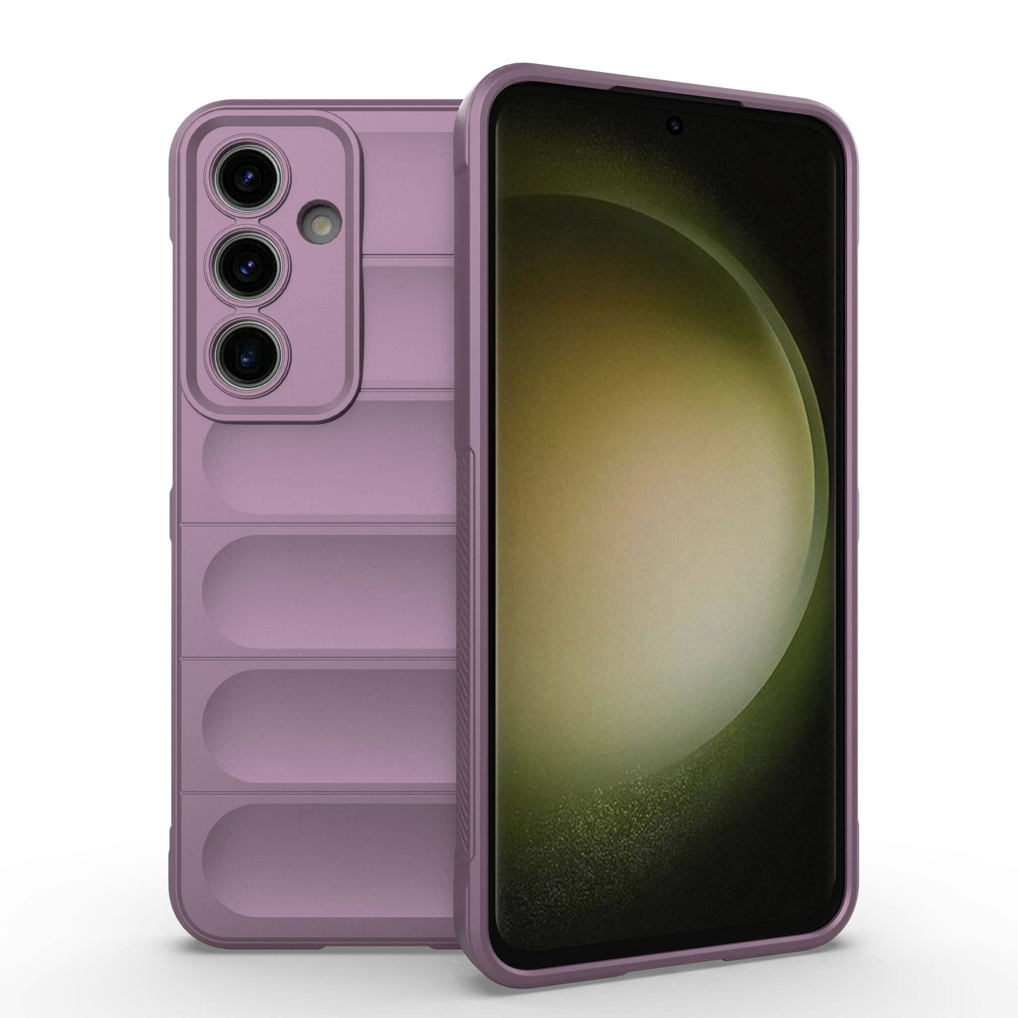 Solidenz AeroGrip Samsung Galaxy S24 FE hoesje – Paars 1 Solidenz AeroGrip Samsung Galaxy S24 FE hoesje – Paars 1