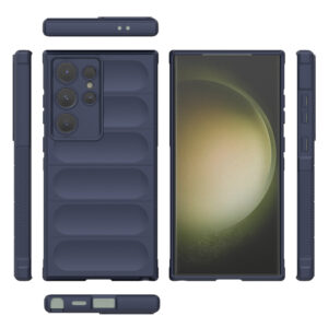 Solidenz AeroGrip Samsung Galaxy S24 Ultra hoesje – Donkerblauw - 1