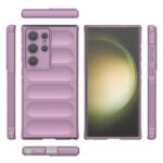 Solidenz AeroGrip Samsung Galaxy S24 Ultra hoesje – Paars - 1