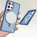 Solidenz FrostMag Samsung Galaxy S25 Ultra hoesje – Donkerblauw - 2