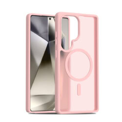 Solidenz FrostMag Samsung Galaxy S25 Ultra hoesje - Roze